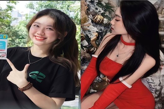 Nàng sinh viên với bạn trai trong khoảnh khắc ngọt ngào